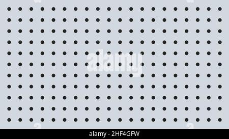 Peg board perforated texture. Stock Vector