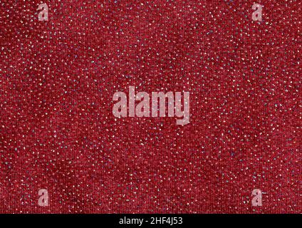 Burgundy red glitter fabric textile pattern Stock Photo
