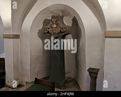St. Bonifatius, ein ehemaliges freiweltliches Damenstift mit einer Stiftskirche in Freckenhorst, Landkreis Warendorf, Nordrhein-Westfalen, Deutschland Stock Photo