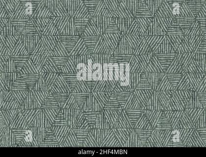 Green seamless pattern with shapes Stock Photo