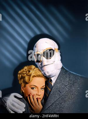 CEDRIC HARDWICKE and NAN GREY in THE INVISIBLE MAN RETURNS (1940), directed by JOE MAY. Credit: UNIVERSAL PICTURES / Album Stock Photo