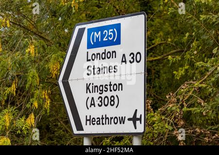 Staines, Surrey, England - local area photography Stock Photo