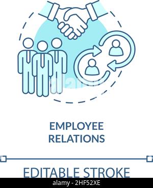 Employee relations concept icon Stock Vector Image & Art - Alamy