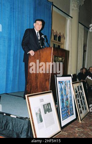 Secretary Mel Martinez in Miami, Florida - DPLA - 868ccfb02c71d174afcf93f783e12409. Stock Photo