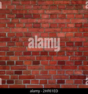 old red brick wall background texture vector illustration Stock Vector