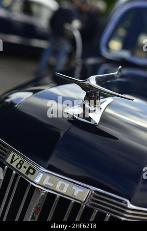 Ford V8 Pilot bonnet/hood ornament. Stock Photo