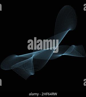raw editable abstract wireframe background element vector illustration Stock Vector
