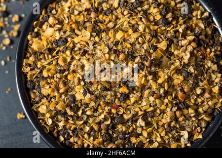 Organic Dry BBQ Steak Seasoning Rub in a Bowl Stock Photo