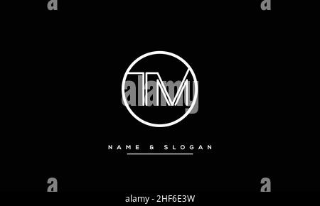 TM, MT Abstract Letters Logo monogram Stock Vector Image & Art - Alamy