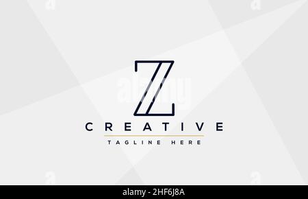 Z Logo Design modern and creative template. Z ZZ icon initials based Monogram and Letters in vector Stock Vector