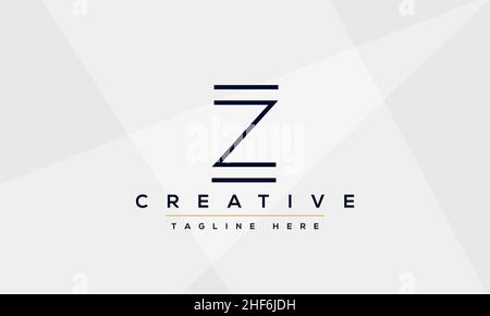Z Logo Design modern and creative template. Z ZZ icon initials based Monogram and Letters in vector Stock Vector