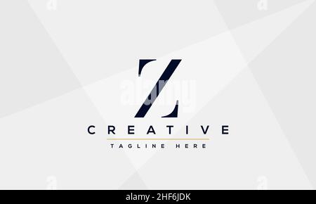 Z Logo Design modern and creative template. Z ZZ icon initials based Monogram and Letters in vector Stock Vector
