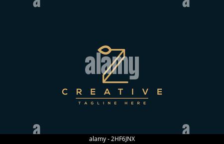 Z Logo Design modern and creative template. Z ZZ icon initials based Monogram and Letters in vector Stock Vector