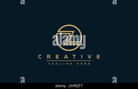 Z Logo Design modern and creative template. Z ZZ icon initials based Monogram and Letters in vector Stock Vector
