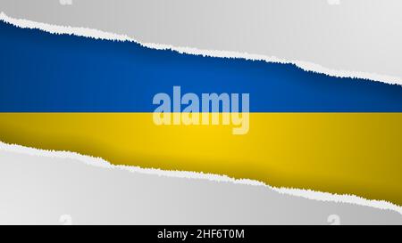 EPS10 Vector Patriotic background with Ukraine flag colors. An element of impact for the use you want to make of it. Stock Vector