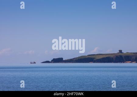 boat with sea and sky Stock Photo