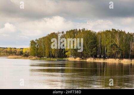 Europe,  Poland,  Voivodeship Lodz,  Sulejowski Reservoir Stock Photo
