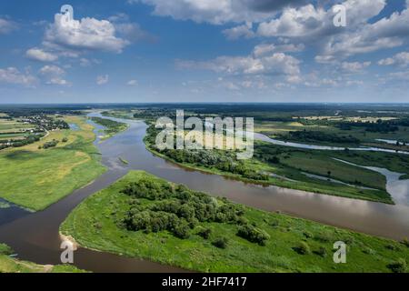 Europe,  Poland,  Voivodeship Masovian,  Bug river Stock Photo
