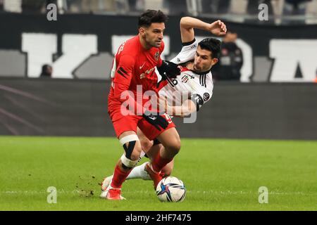 Istanbul, Turkey. 14th Jan, 2022. ISTANBUL, TURKEY - JANUARY 14: Miralem  Pjanic of Besiktas JK during the Turkish Super Lig match between Besiktas  and Gaziantep FK at Vodafone Park on January 14