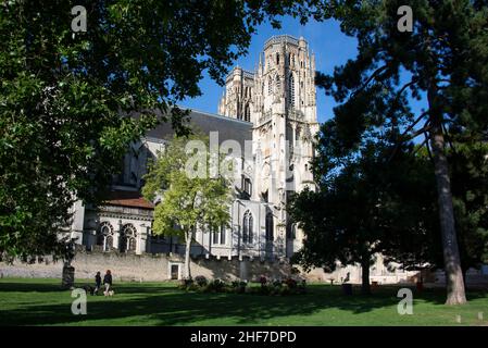 France,  Lorraine,  Grand Est region,  Meurthe-et-Moselle department,  Toul / Tull,  St-Etienne cathedral Stock Photo