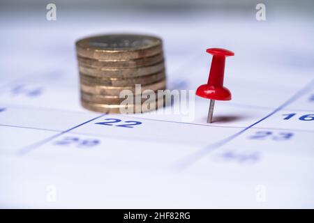 Business Investment Concept. Finance Calendar And Planning Stock Photo