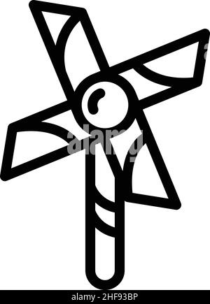 Motor fine spinner icon outline vector. Skills development. Speech memory Stock Vector