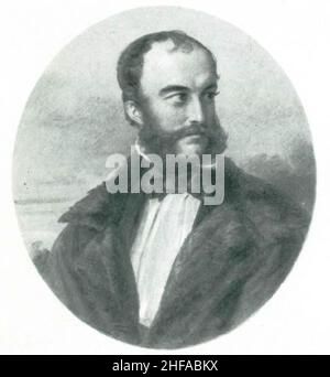Sebastian Hensel 1856. Stock Photo