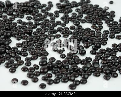 collection of chocolate chip on white background. Stock Photo