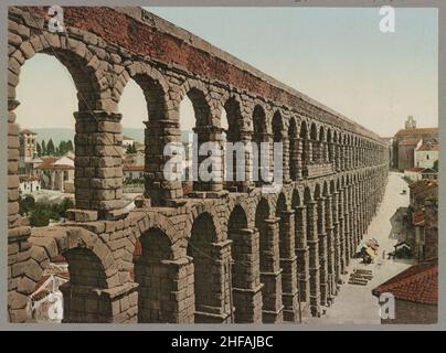 Segovia-El Puente Stock Photo