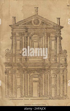 Segunda ynpresion de la primera parte del arte y uso de architetura-195. Stock Photo