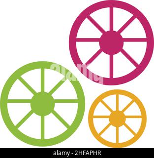 Movie maker company logo design vector template with using video recorder icon Stock Vector