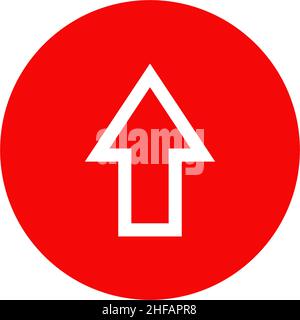 Upload icon logo design vector illustration template Stock Vector