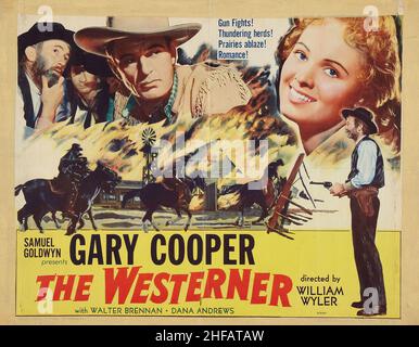 THE WESTERNER (1940) GARY COOPER, WILLIAM WYLER (DIR) WTNR 004P Stock ...