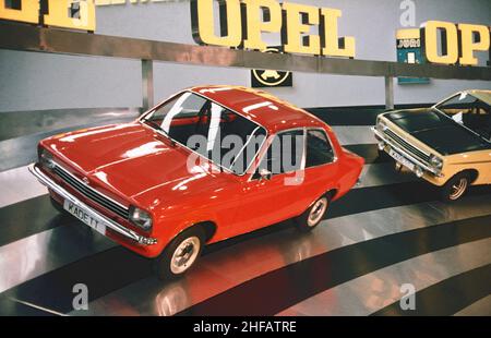 Opel Kadett C at the Frankfurt Motor Show in the 1970s, Germany