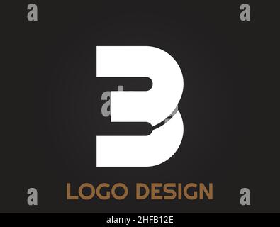 numbers in a beautiful design , logo design Stock Vector