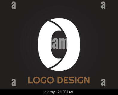 numbers in a beautiful design , logo design Stock Vector