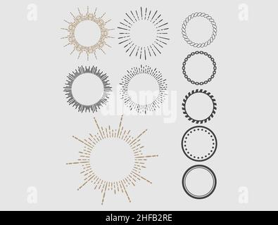 Professional logo design tools and vector templates Stock Vector