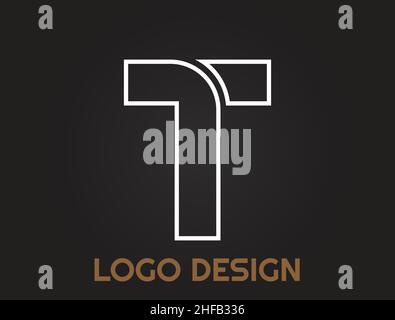 Alphabet letters in a beautiful design , logo design Stock Vector