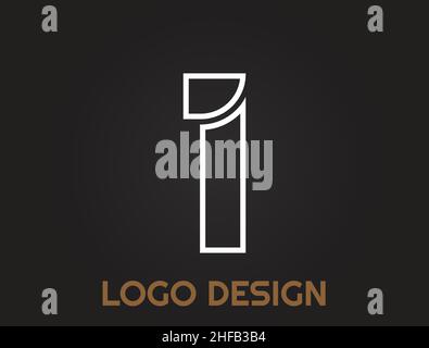 numbers in a beautiful design , logo design Stock Vector