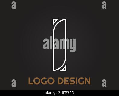 Alphabet letters in a beautiful design , logo design Stock Vector