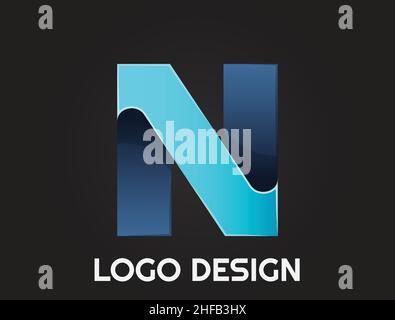 Alphabet letters in a beautiful design , logo design Stock Vector