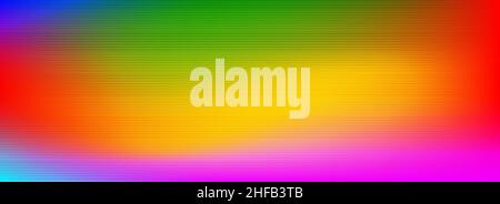 Abstract striped lined horizontal glowing background. Scan screen. Scanlines card with lines. Vector illustration Stock Vector