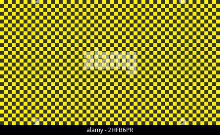 Chess background. Checkered seamless pattern for taxi. Vector backdrop Stock Vector