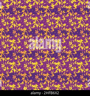 Melange texture style striped vector pattern background. Elegant gold purple backdrop with marl effected subtle horizontal stripes. Luxury glitch Stock Vector