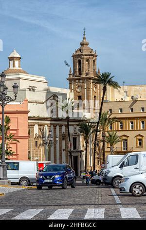 Iglesia de Santiago Apostol, Cádiz / Church of Santiago Apostol Stock Photo