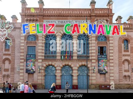 Gran teatro falla in spanish city cadiz Stock Photo