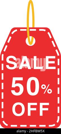 sale price tag vector format. Stock Vector