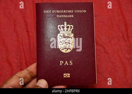Copenhagen/Denmark 23.September 2018..Denmark's passport and danish ruoepan passport most powerfull passport in the world.  .  (Photo.Francis Joseph Dean / Deanpictures. Stock Photo