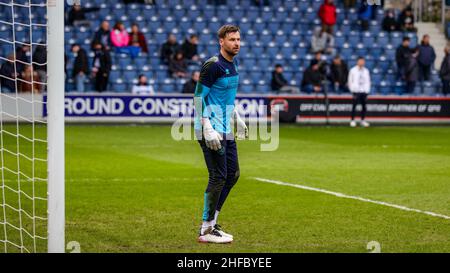 London, UK. JAN 15TH QPRs New signing David Marshall before the Sky Bet Championship match between Queens Park Rangers and West Bromwich Albion at the Kiyan Prince Foundation Stadium., London on Saturday 15th January 2022. (Credit: Ian Randall | MI News) Credit: MI News & Sport /Alamy Live News Stock Photo