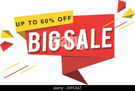 Sales Banner In Vector Format. Stock Vector